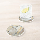 ensemble de dessous de verre en pierre de mosaïque (Côté)