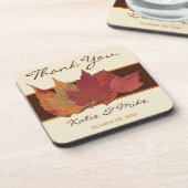 Ensemble de Dessous de verre Feuille Brown à sécha (Côté gauche)