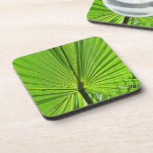 Ensemble de dessous de verre - Feuille de palme ve (Côté gauche)