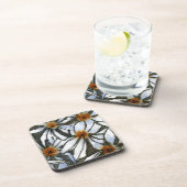 Ensemble de Dessous de verre floraux "Daisy #2" (Côté Droit)