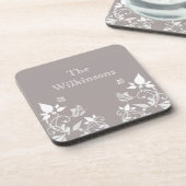 Ensemble de Dessous de verre floraux de papillons  (Côté gauche)