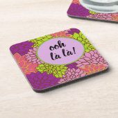 Ensemble de Dessous de verre floraux Ooh-la-la/ Mo (Côté gauche)