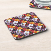 Ensemble de Dessous de verre floraux "Pansy #2 Til (Côté gauche)