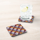 Ensemble de Dessous de verre floraux "Pansy #2 Til (Côté Droit)