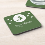 Ensemble de Dessous de verre Halloween, vert (Côté gauche)