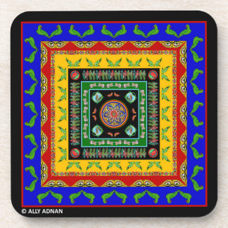 Ensemble de dessous de verre inspirés par art de