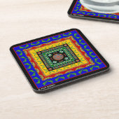 Ensemble de dessous de verre inspirés par art de (Côté gauche)