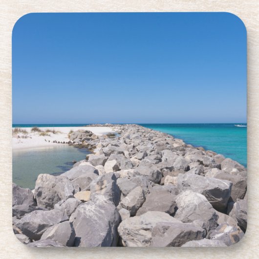 Ensemble De Dessous de verre Jetty De Shell Island (Devant)