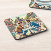 Ensemble de dessous de verre - Les rues de Benwihr (Côté gauche)