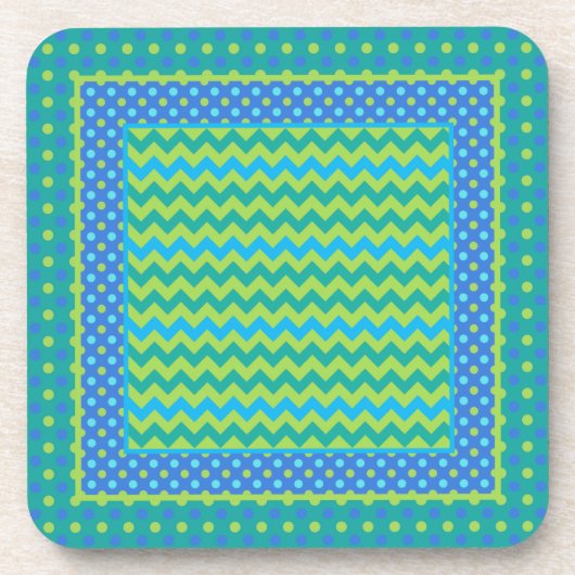 Ensemble de Dessous de verre : Mix'n'Match Chevron (Devant)