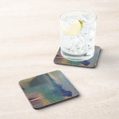Ensemble de dessous de verre modernes abstraits (Côté Droit)