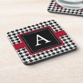 Ensemble de dessous de verre monogrammés rétro (Côté gauche)