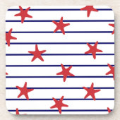 Ensemble de dessous de verre - Poisson rouge (Devant)