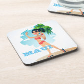 Ensemble de Dessous de verre pour filles Maui (Côté gauche)