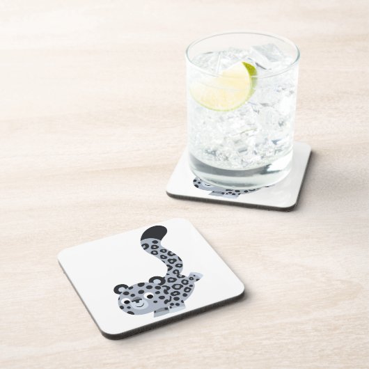 Ensemble de dessous de verre pour léopard des neig (Côté Droit)