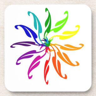 Ensemble de dessous de verre - Roue couleur