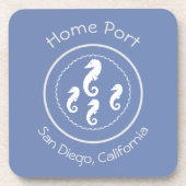 Ensemble de dessous de verre - Sea Hors Home Port, (Devant)