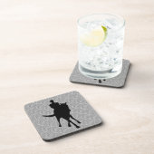 Ensemble De Dessous de verre Silhouette À Cheval E (Côté Droit)