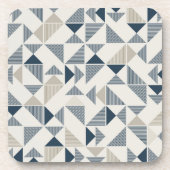 ensemble de dessous de verre triangles modernes (Devant)