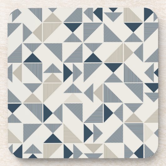 ensemble de dessous de verre triangles modernes (Devant)