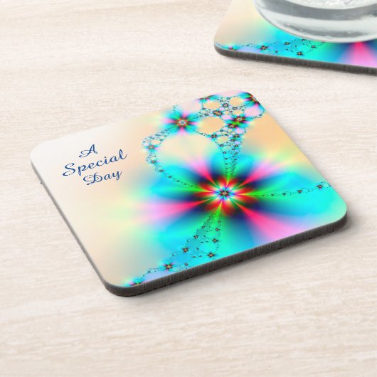 Ensemble De dessous de verre -Vacances Avec Design (Côté gauche)