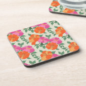 Ensemble de Dessous de verre verts rose orange (Côté gauche)