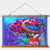 Ensemble de deux tapisseries de 36 po x 26 po Pois (Recto 2)