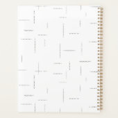 Ensemble de dossiers personnalisés minimalistes (Dos)