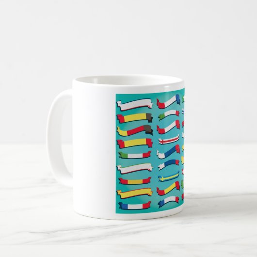 Ensemble de drapeaux Mug (Devant gauche)