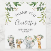 Ensemble de Étiquette de Baby shower de boissons r (Étiquettes simples)