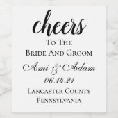 Ensemble de Étiquette de boîte de boisson de maria (Étiquettes simples)