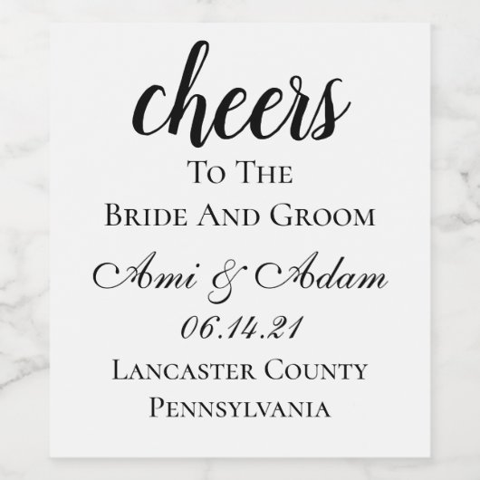 Ensemble de Étiquette de boîte de boisson de maria (Étiquettes simples)