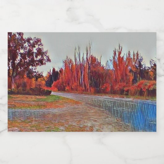 Ensemble de Étiquette de bouteille de mini-bouteil (Étiquettes simples)