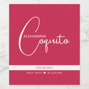 Ensemble de Étiquette de nourriture et de boisson