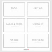 Ensemble de Étiquettes de 3,5 x 2 pouces éditable (Feuille)