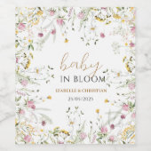 Ensemble de Étiquettes de boissons de Baby showers (Étiquettes simples)