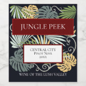 Ensemble de Étiquettes de boissons pour feuillets (Étiquettes simples)