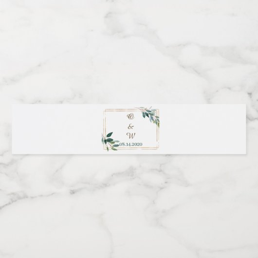 Ensemble de Étiquettes de boissons vertes (Étiquettes simples)