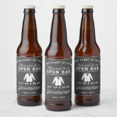 Ensemble de Étiquettes de bouteille de bière Groom (Bouteilles)