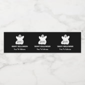 Ensemble de Étiquettes de bouteilles d'eau fantôme (Étiquettes simples)