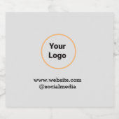 Ensemble de Étiquettes de nourriture et de boisson (Étiquettes simples)