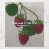 Ensemble de Étiquettes de nourriture et de boisson (Étiquettes simples)