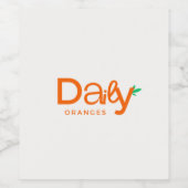 Ensemble de Étiquettes de nourriture et de boisson (Étiquettes simples)