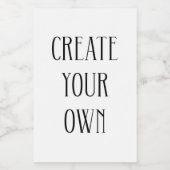 Ensemble de Étiquettes de nourriture et de boisson (Étiquettes simples)