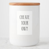 Ensemble de Étiquettes de nourriture et de boisson (Devant)