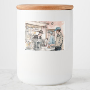 Ensemble de Étiquettes de nourriture et de boisson