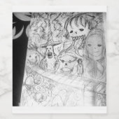 Ensemble de Étiquettes de nourriture et de boisson (Étiquettes simples)