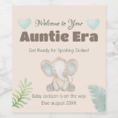 Ensemble de Étiquettes de vin de la Grossesse de l (Étiquettes simples)