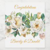 Ensemble de Étiquettes Rose de nourriture et de bo (Étiquettes simples)