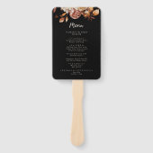 Ensemble de éventails de menu floral d'automne noi (Devant)